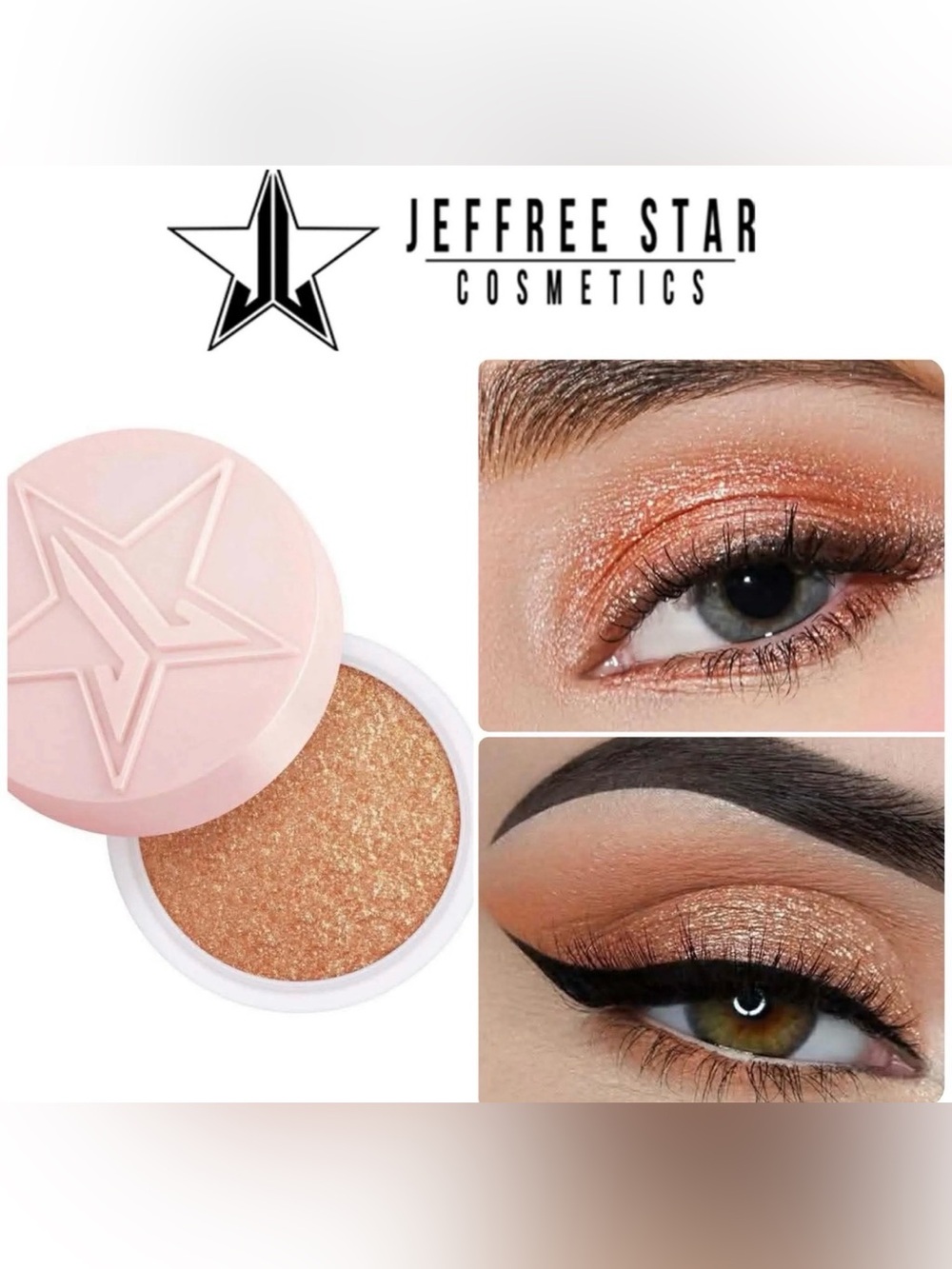 Jeffree Star Eye Gloss Eyeshadow- Peach Goddess